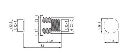 8 channel bulkhead connector - Image 5